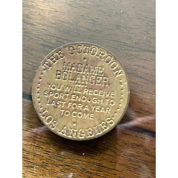 The Cotorroon Madame Bolanger Los Angeles Lucky Sport Token - Picture 1 of 1